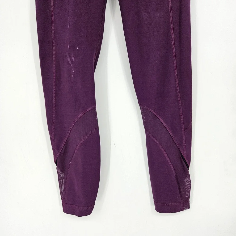 Lululemon Pants Womens 4 Inspire Joggers Purple Athletic Gym Leisure Yoga FLAWS